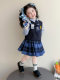 Girls' Jk Suit Spring and Autumn Children's Bunny Police Officer Outfit 2026 New Model Girl Judy Vest Dress Three-Piece Set