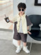 Boys' Summer Short-Sleeved Suit 2026 New Children's Clothing Stylish Boys' Shirt Summer Two-Piece Set