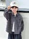 Boys' Plaid Shirt Spring Style Kidsren's Casual Jacket 2026 New Style Handsome Baby Boy Spring and Autum Pure Cotton Shirt