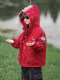Boys' Fleece-Lined Red Jacket, Autumn and Winter 2025 New Model, Children's Three-In-One Outdoor Jacket, Boys' Thickened New Year Outfit