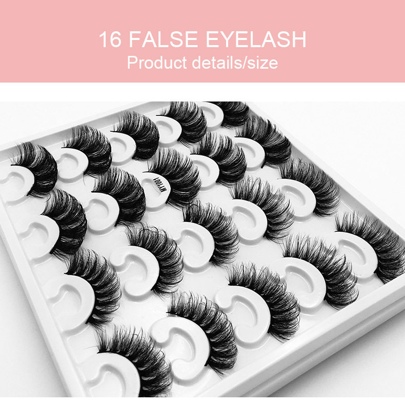 LOMO камера 10 pairs 8d mink hair natural curl thick false eyelashes