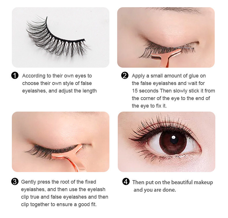 LOMO камера 10 pairs 8d mink hair natural curl thick false eyelashes