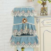 High-grade European water dispenser cover dust cover Household living room vertical simple modern fabric lace two-piece bucket cover
