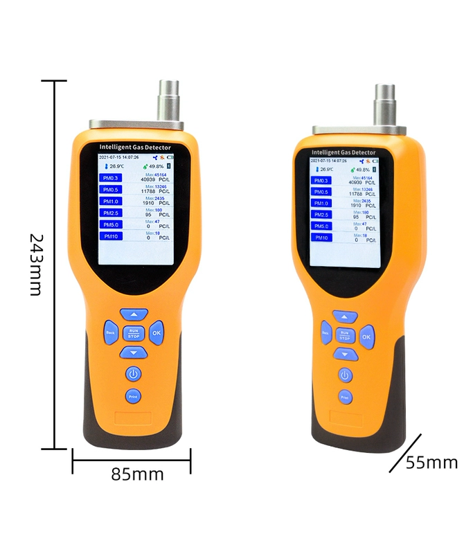 iRipu ET-1000 máy đếm hạt bụi máy dò bụi báo động hạt lọc dụng cụ đo khả năng chống bụi