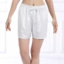 Mỹ tiêu chuẩn 2019 xuân hè mới cho nữ bộ đồ ngủ cotton mới có thể mặc bên ngoài quần nhà cotton quần nhà quần mặc nhà unisex Quần tây