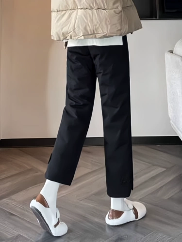 Зимние бархатные удерживающие тепло утепленные штаны для отдыха, увеличенная толщина, свободный прямой крой