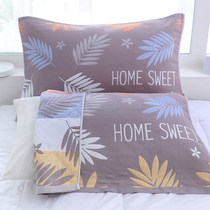 Pillow towel pair of gauze pillow towel cover towel high-end European-style household single non-slip does not fall off