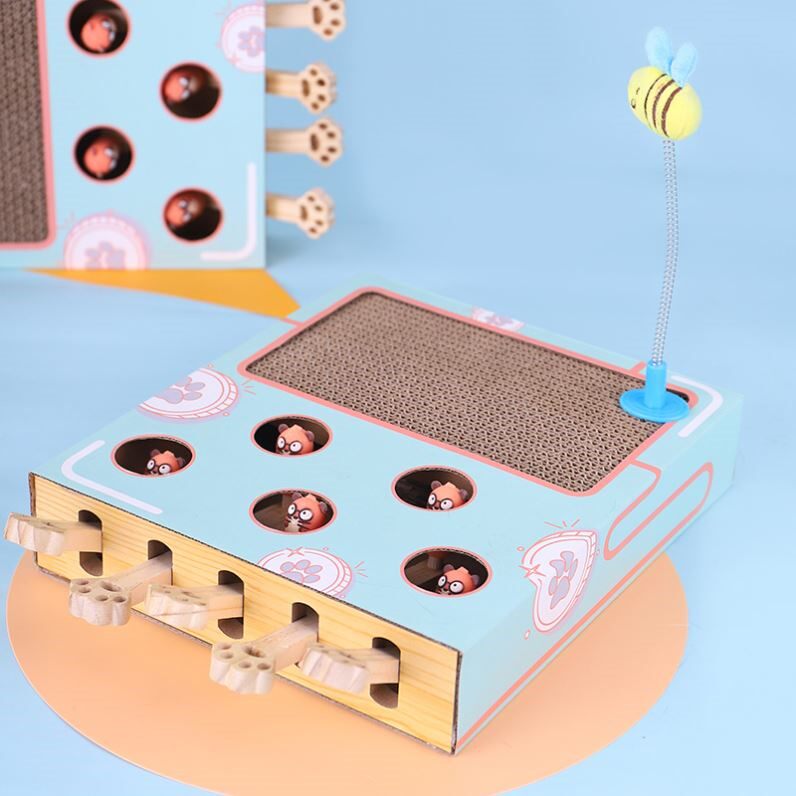 Cat toys from Hi boredom artifact whack-a-mole mouse bucket, cats and kittens and even different kind kitty cats dou mao bang cat supplies