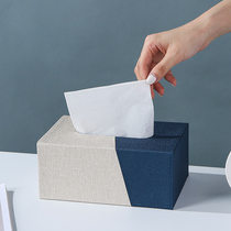 Modern Minimalist Wind Creativity Home Upscale Containing Paper Towels Box Light Lavish Napkins Box Living-room Office Drawing Paper Boxes
