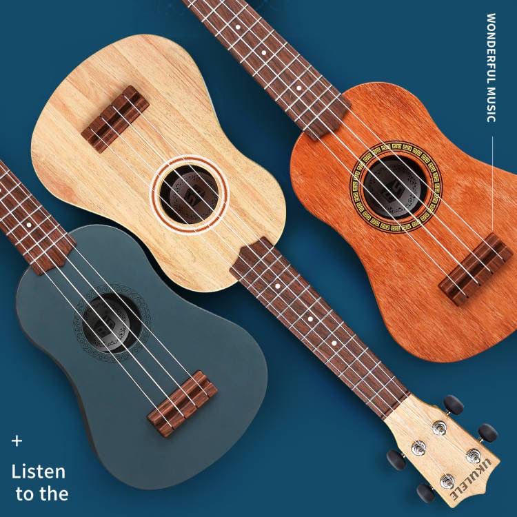 Veneer Jukri Beginner Beginner male and female students Adult children New starters Self-study Small Guitar 23 Inch 21-inch-Taobao