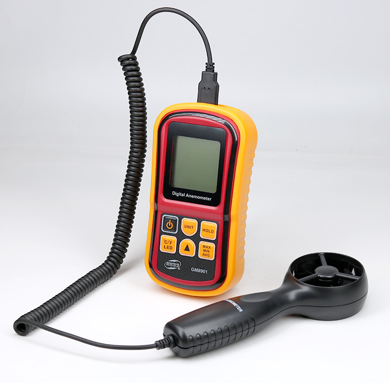 BENETECH Peuchwise GM8901 anemometer Digital high-precision wind speed measuring air volume handheld wind gauge