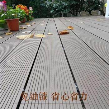 Wood-plastic outdoor strip floor outdoor courtyard garden anti-corrosion wood-plastic engineering composite floor board square