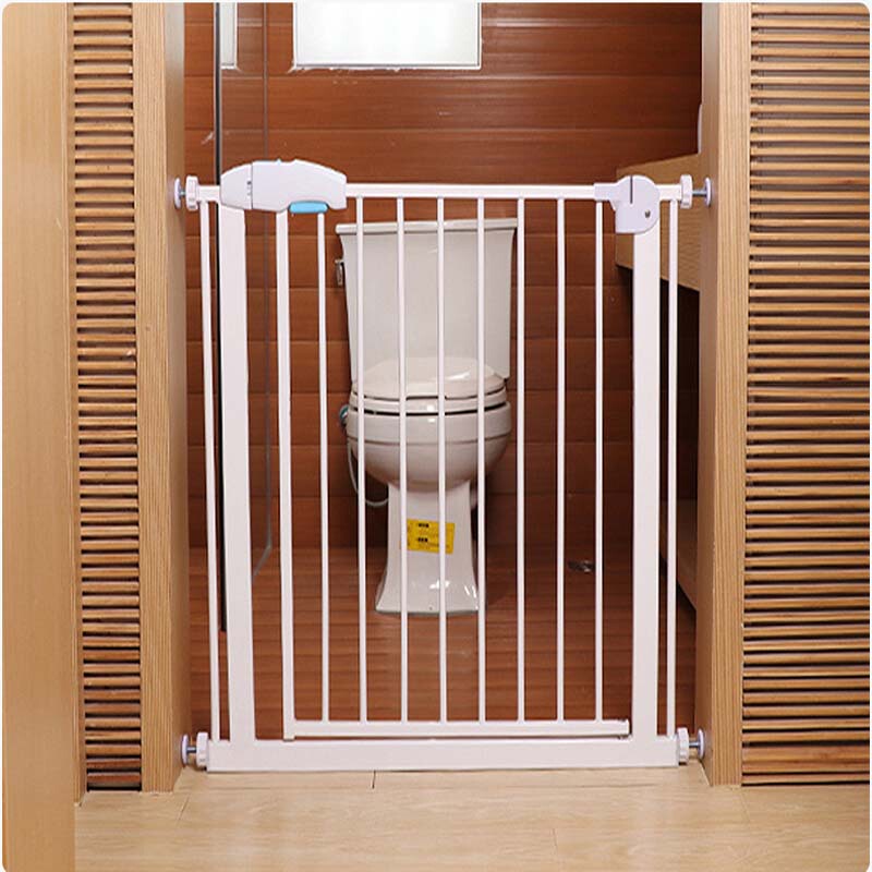 Pet Dog and Cat Door Guard Fence, Heightened, Small Gap, Large Opening, Ultra-Narrow, Wide, Reinforced, No Drilling, Automatic Closing