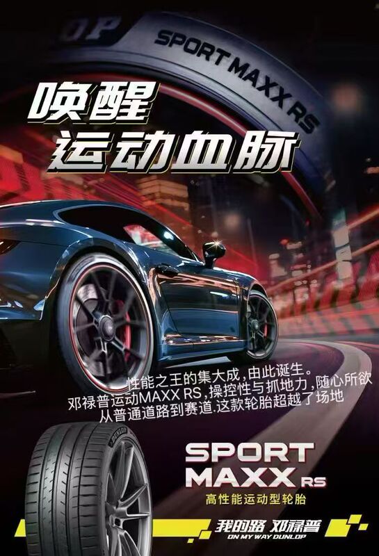 Dunlop High-Performance Sports Tires Rs 2254518 2454018 2354518 2254019