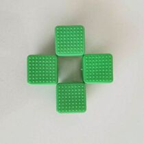 Factory direct horse stool accessories thickened anti-wear non-slip foot pad 25 square tube universal classic square tube foot pad