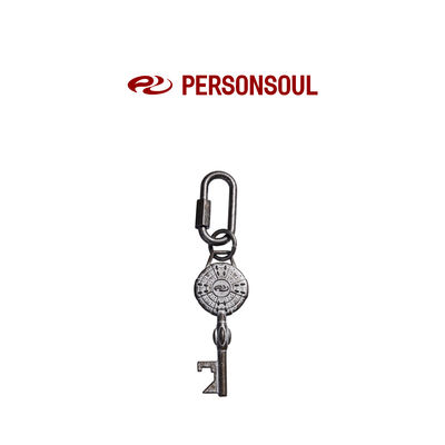 PERSONSOUL* Oxidized and aged Shield Key Pendant Alloy Bottle opener Pendant Shield Pendant
