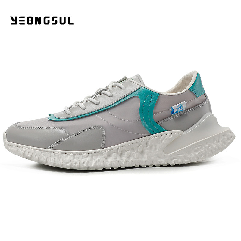 Forrest Gump men's shoes sports white shoes new trendy brand thick-soled daddy shoes men's all-match leather casual men's sneakers