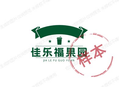 佳乐福果园的LOGO