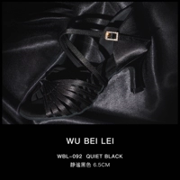 Обычная модель \ Тихая черная \ Семь групп/подкова и 6,5 см. Подарочная сумка танцевальной панели+наклейка с шлифовальной ножкой