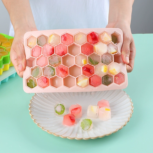 Силиконовая форма, вместительные и большые кубики льда для домашнего использования с уплотнителем