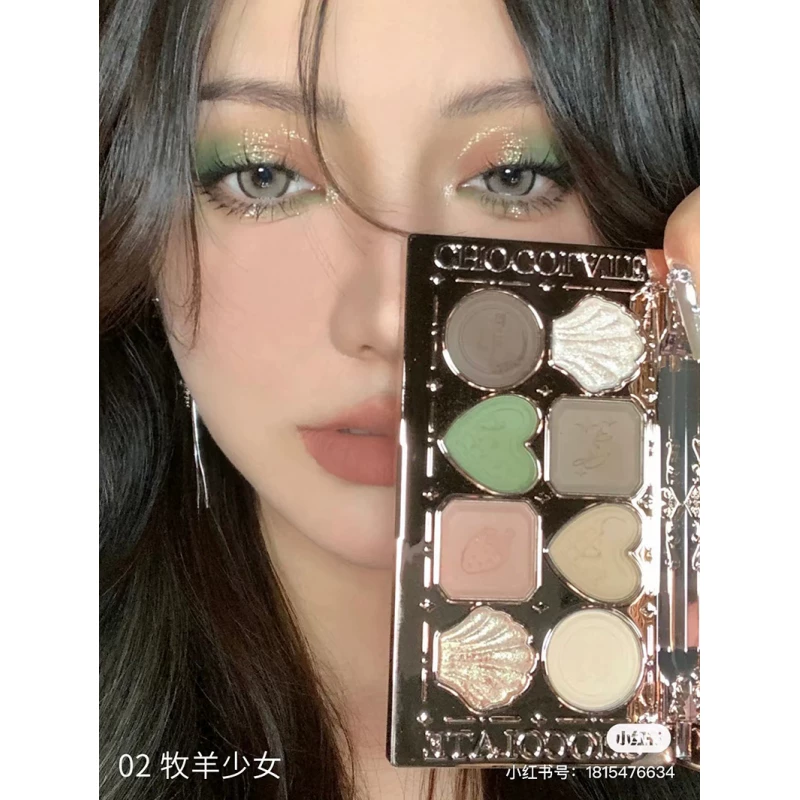 Acrylic matte universal eyeshadow palette, for every day