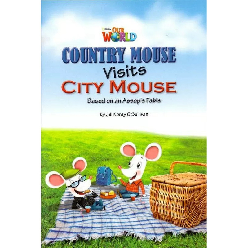 Aesop's Fables World Classic Stories Country Mouse Visits City Mouse Original English Edition Children's Book