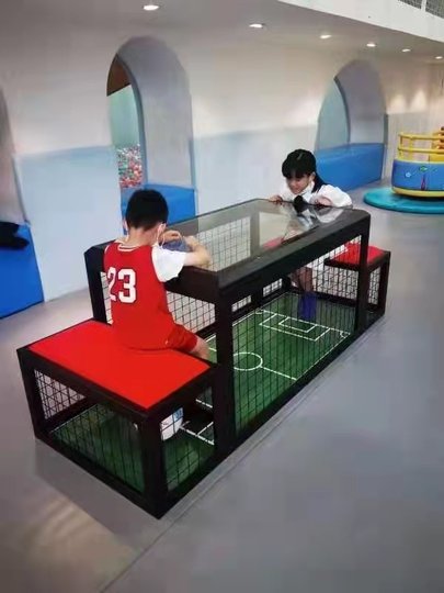 Real-Life Under-Table Football Machine, Two-Player Sports Interactive Football Machine, Under-Table Kicking, Specially Designed for the Asian Cup