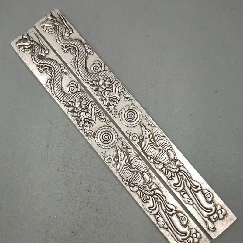 Antique miscellaneous study Four Treasures Zhenqi Longfeng Town paperweight calligraphy supplies Longfeng Chengxiang Zhenzhen