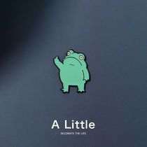 A Little arrogant Little frog brooch ins tide men and women creative personality badge clothes pin bag decoration