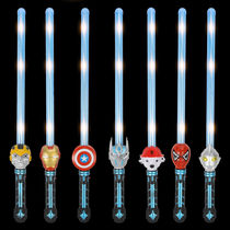 Star Wars lightsaber Douyin same childrens laser sword toy knife boy fluorescent stick telescopic glowing glowing sword