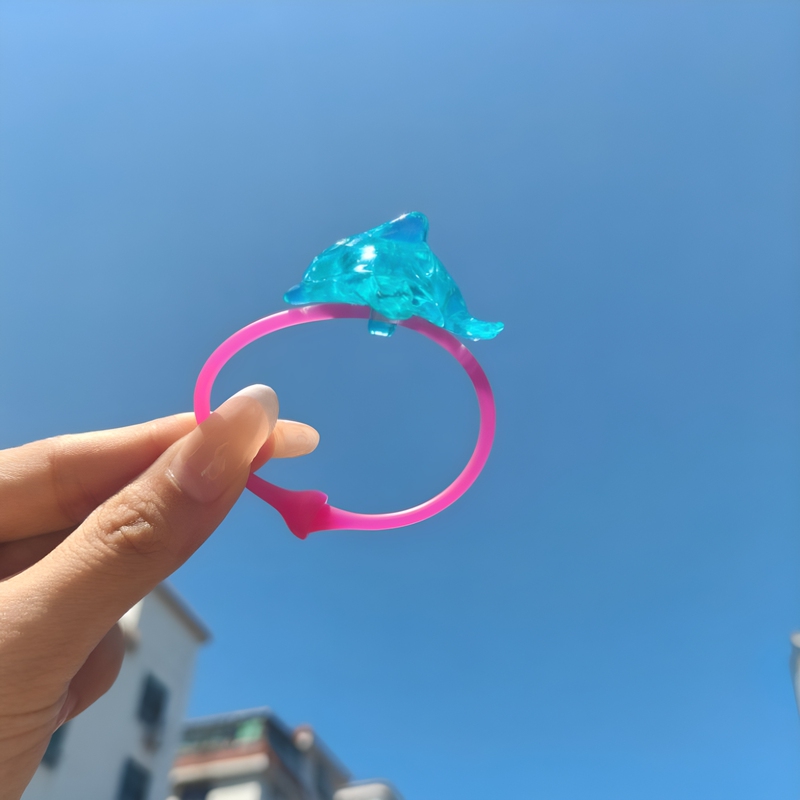 Funny Egg Toy Mermaid Themed Toy Dolphin Bracelet a Turtle Bracelet