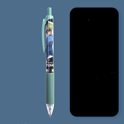 晨光名侦探柯南联名限定盲盒笔学生用按动中性笔0.5黑笔ins日系签字笔按压水笔日本动漫怪盗基德限量版圆珠笔