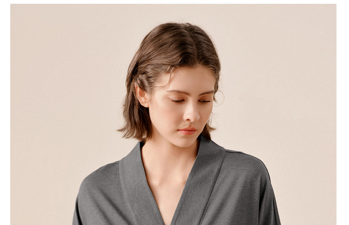 sohiwoo曦物月子服孕产妇秋款哺乳睡衣外穿天竹棉吸汗家居服套装 — 56
