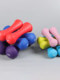 Solid Cast Iron Dipped Dumbbell for Women, 1kg, Aerobics, Slimming Arms, Yoga, Fitness, 3kg Children's Dumbbell, Home Use, Bone