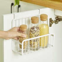 Cabinet door hanging basket Multi-functional storage basket Hook Kitchen Bathroom containing shelf Home Free of stiletto Seasoning Racks