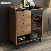 Modern minimalist dining side cabinet kitchen lockers Dining Room Containing cabinet Home Cupboard leaning against wall Cabinet Tea Water Cabinet