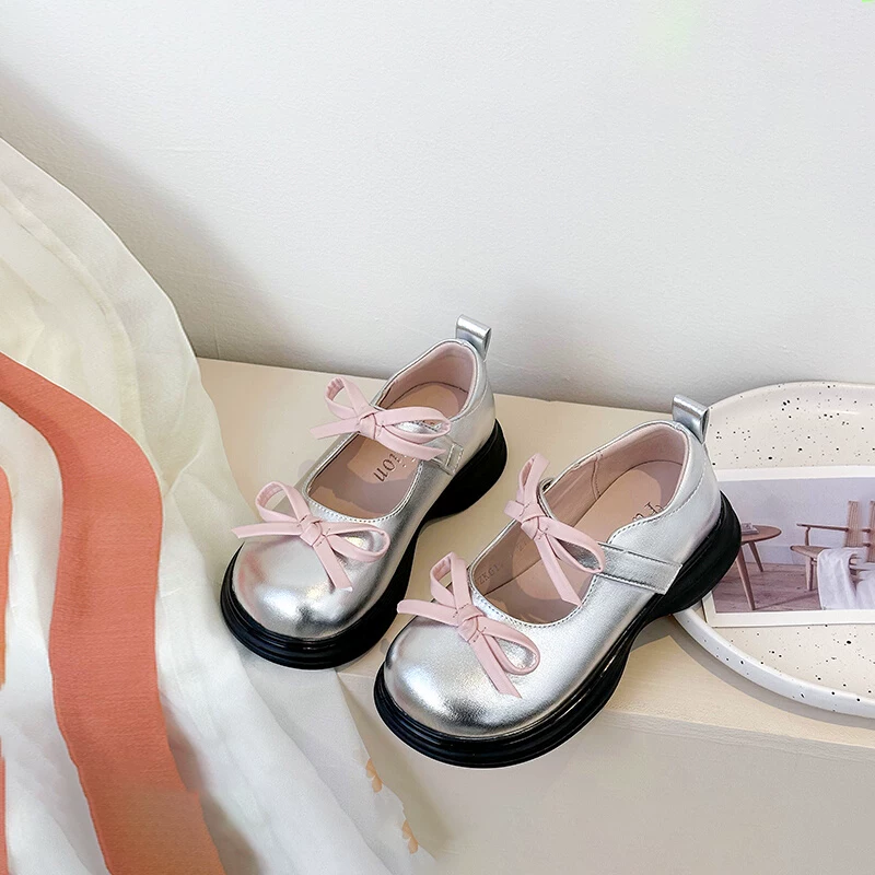 [Детские кожаные туфли Lewis&Clarks 2025 новая весна-осень, mary jane, для маленьких девочек, праздничные туфли принцессы]