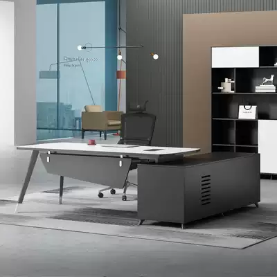 Office desk Modern minimalist Large desk Boss desk Supervisor desk Manager desk Single desk Staff office desk