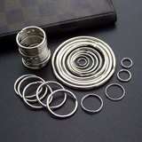 Ткань из нержавеющей стали, брелок, увеличенная толщина