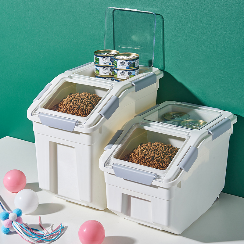 Cat food dog food storage Grain Barrel Storage Moisture-proof Large-capacity visual cat food Clothing Dog Food Contained Boxes Pet Food boxes