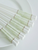 Japan MUJIE chopstick ceramics advanced mildew antimicrobial antimicrobial high-grade bone ceramics household