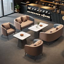 Milk Tea Shop Cassette Sofa Industrial Wind Bar Sweet shop West Restaurant Double sofa Cafeteria Table and chairs Composition