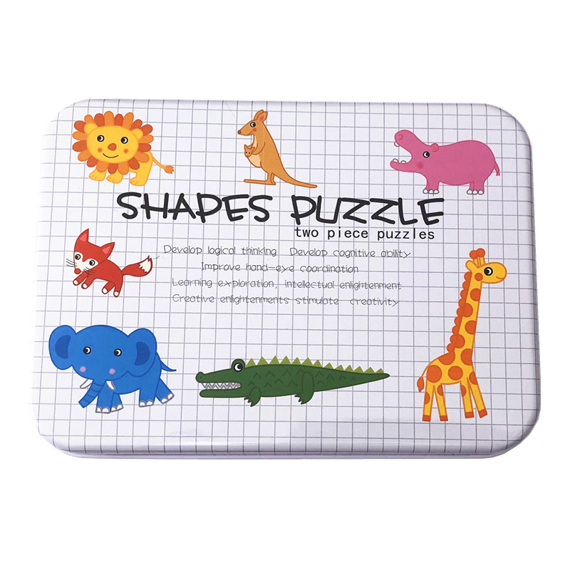Children's puzzle entry level toys boys and girls baby early teaching intelligence 1 - 2 - 3 - 4 years old 5 children brain paper