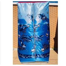 Rural outdoor bathing rack surround cloth shower curtain peripheral cloth (randomly sent) does not include rack