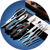 304 stainless steel crab claws crab eating clips crab peeling scissors set eight pieces for household crabs special tools for eating hairy crabs