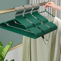 Non-slip plastic-impregnated clothes hanger dormitory clothes drying rack for adults thick stainless steel clothes support seamless clothes hanging clothes rack