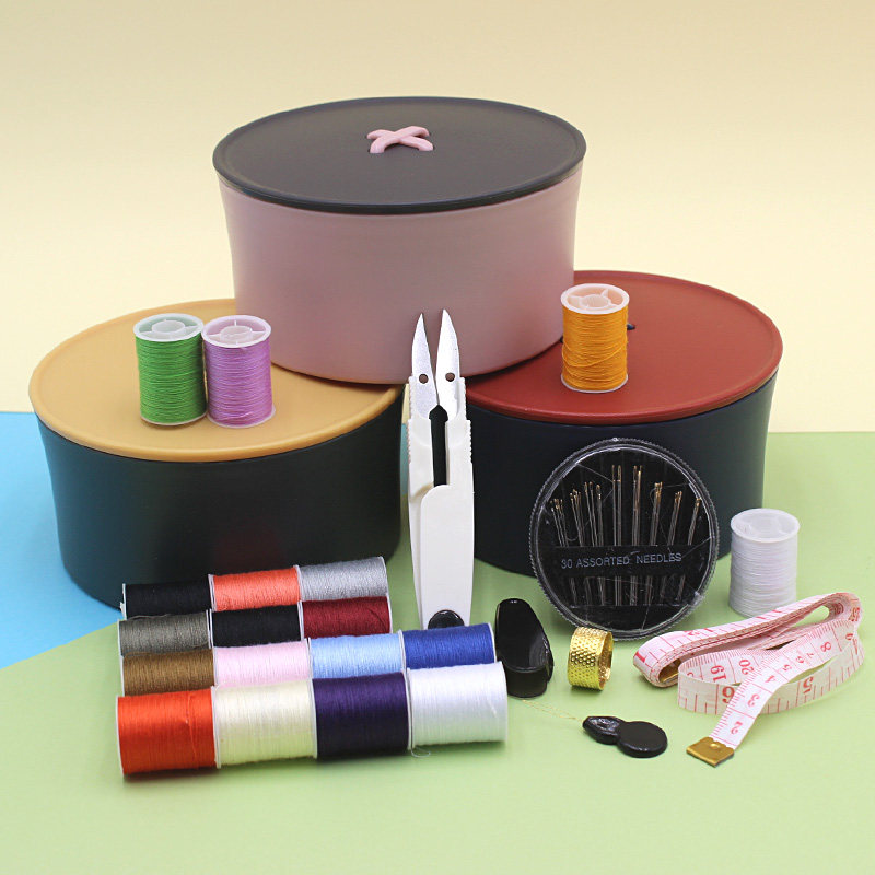 Needlework box Needlework bag Needlework set High-grade household tailor tools Small hand sewing portable needlework storage box