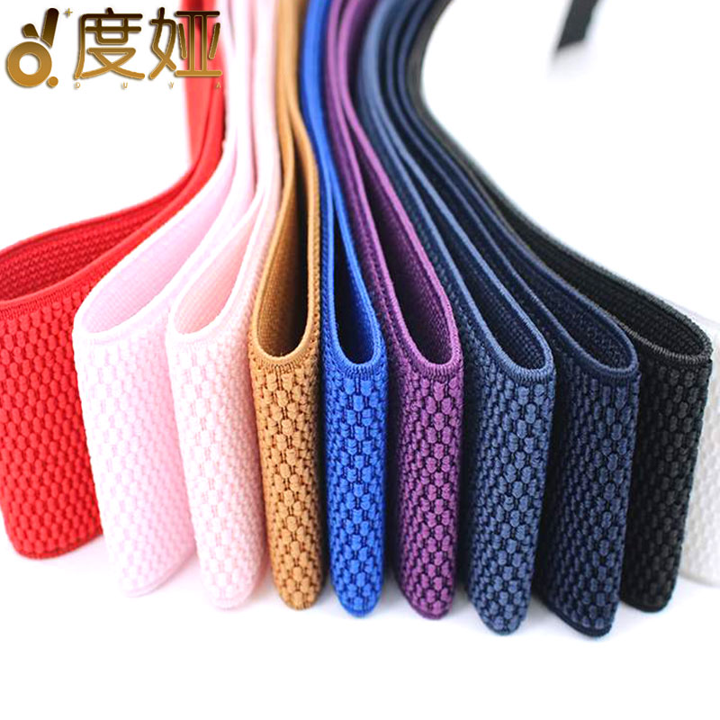 Home Colored Elastic Band Width Thickened Elastic Band Clothing Pants Waist Pants Oak Band Flat Elastic Rope Accessories