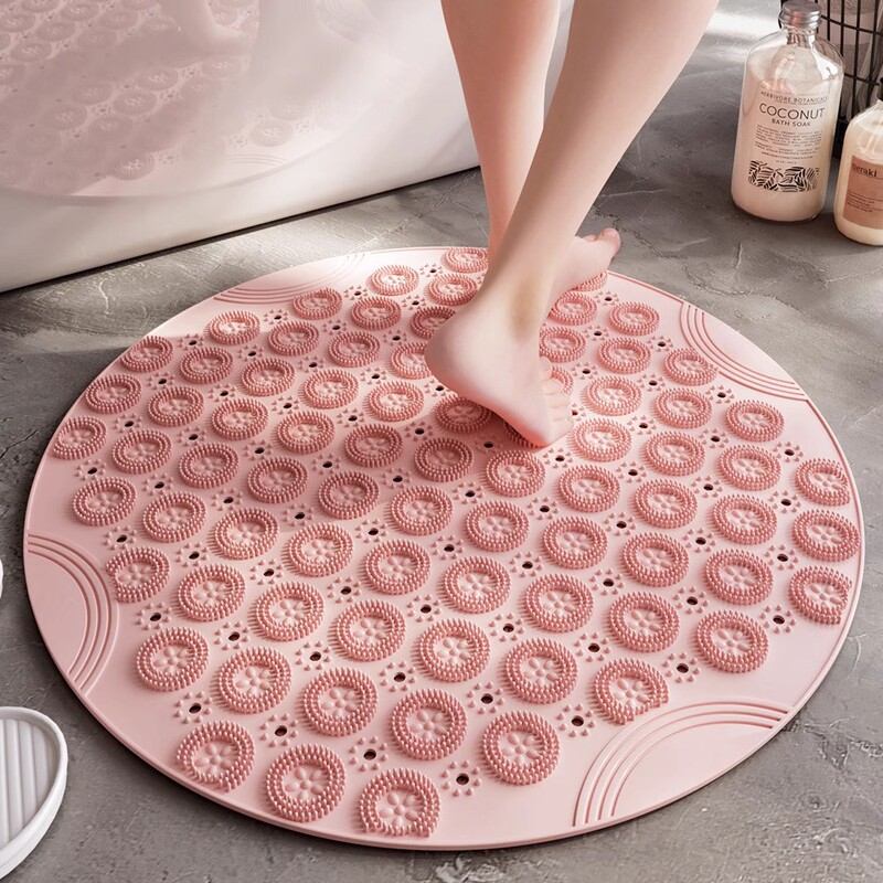 Japanese Selected Non-Slip Bathroom Mats for Shower, Waterproof and Anti-Fall, Special Suction Cup Foot Mats for Elderly in Bathroom and Toilet
