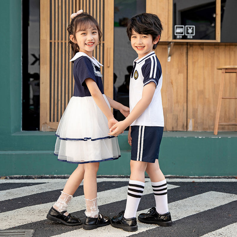 Kindergarten Summer Children's School Uniform Summer College Wind Performance Clothing Class Class Class